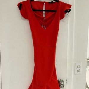 Red forever 21 dress